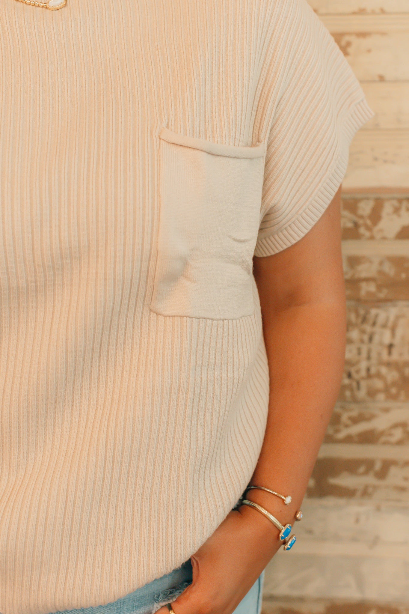 cozy in cream turtleneck.