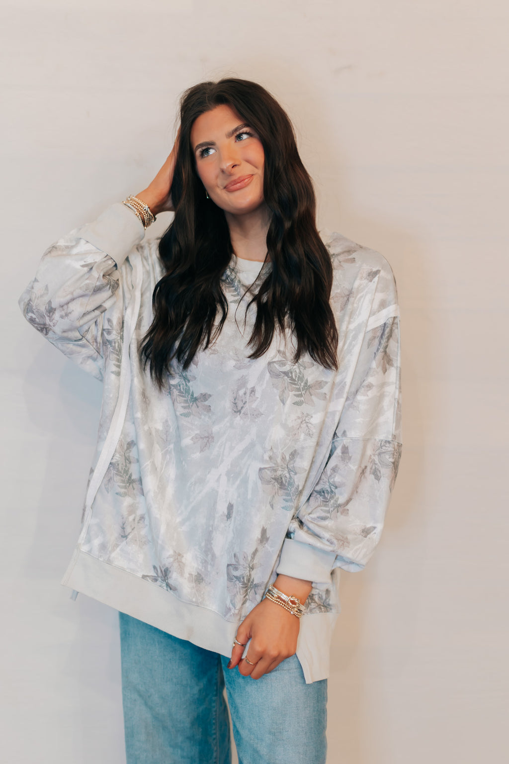 camo comfort sweatshirt