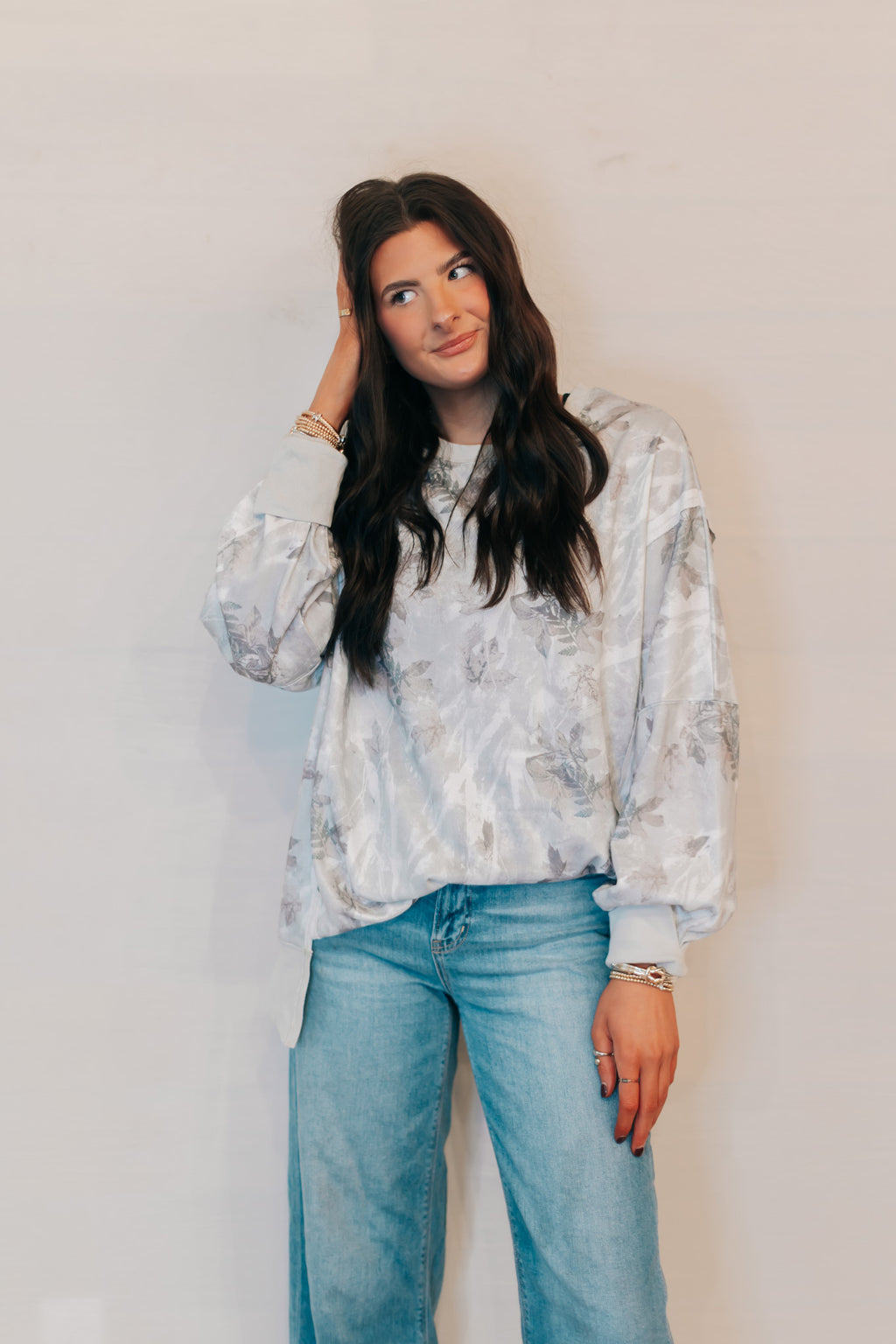 camo comfort sweatshirt