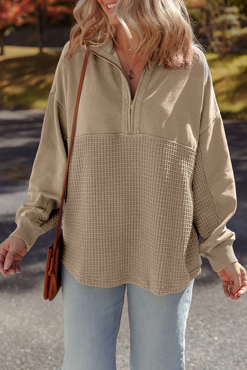 warm and woven top